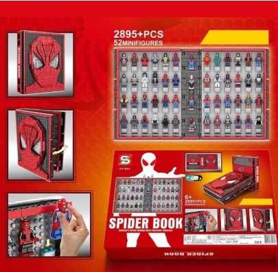 Лего Спайдърмен Книга с 52 минифигурки (Spider Book 2895+ части)