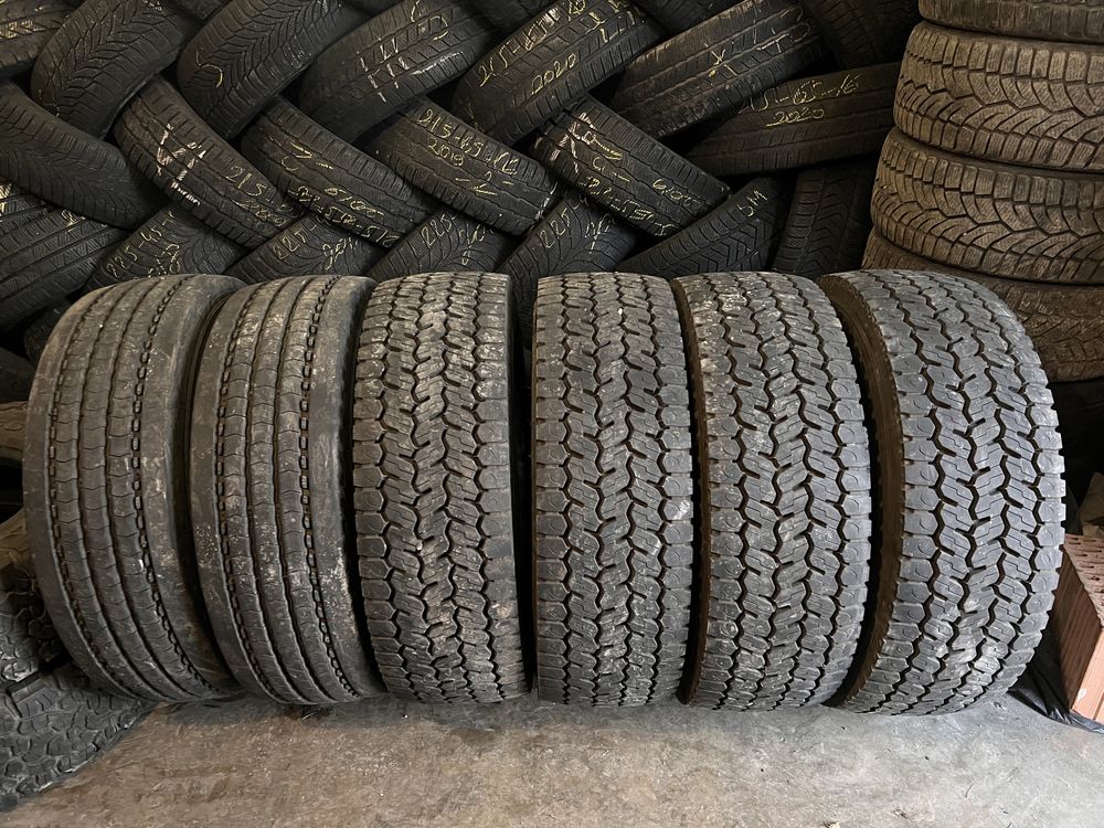 6 anvelope camion ca NOI 245/70/17.5 , Michelin , DOT 2019 , 11 mm !