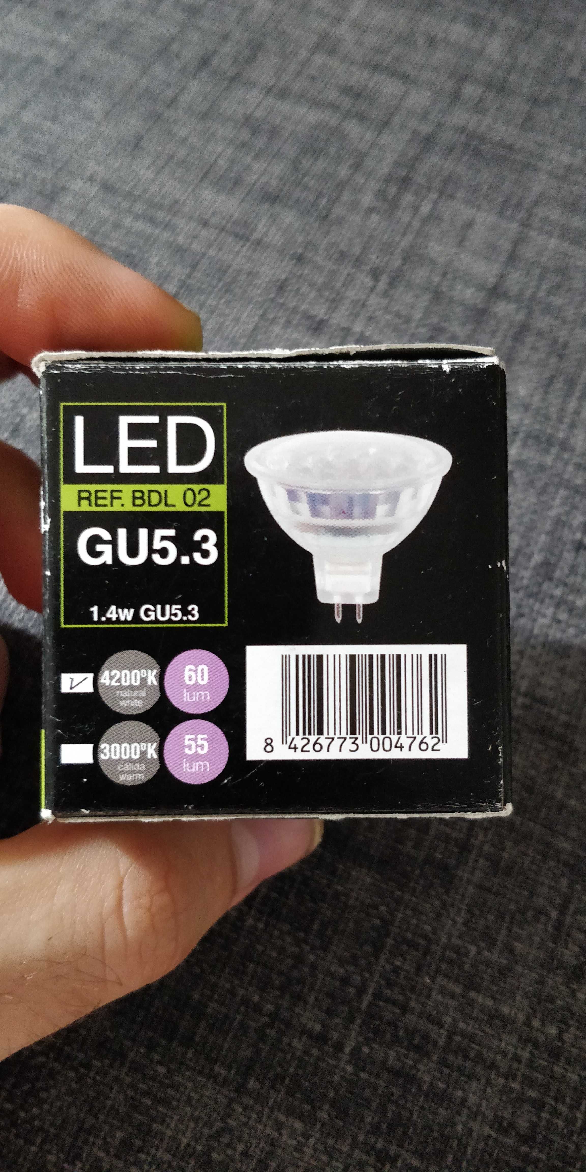 Becuri led GU5.3, 1.4W, noi