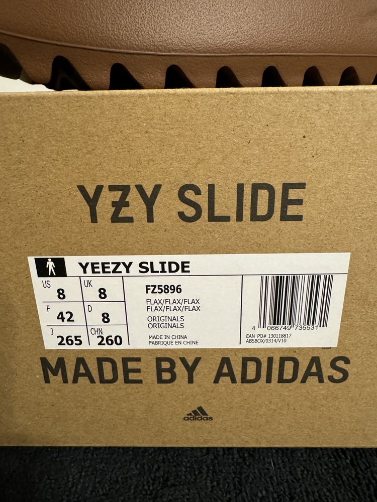 Yeezy slide flax us:8