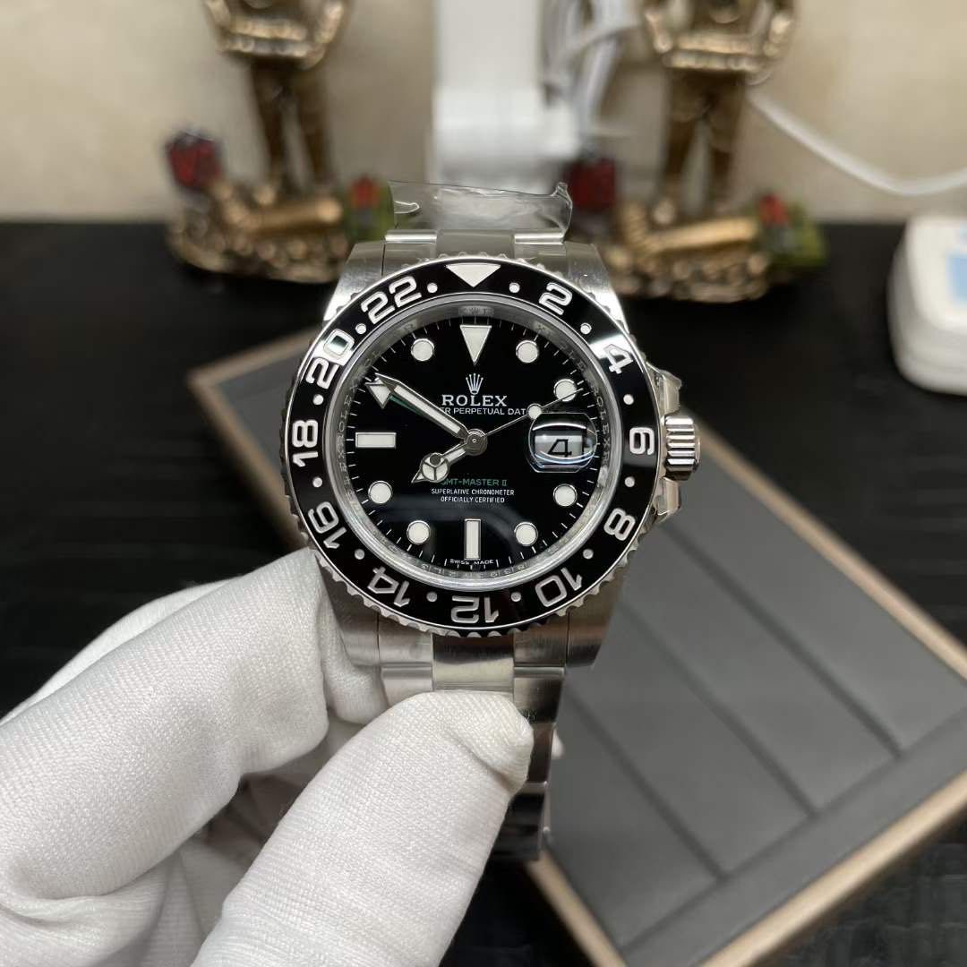 Rolex Gmt-Master II Silver Swiss