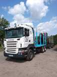 Camion forestier SCANIA cu remorca