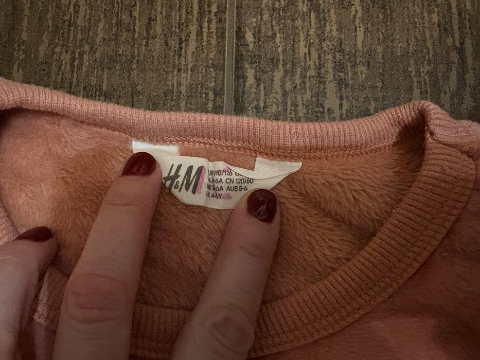 Jumper roz cu vulpita 4-6 Y