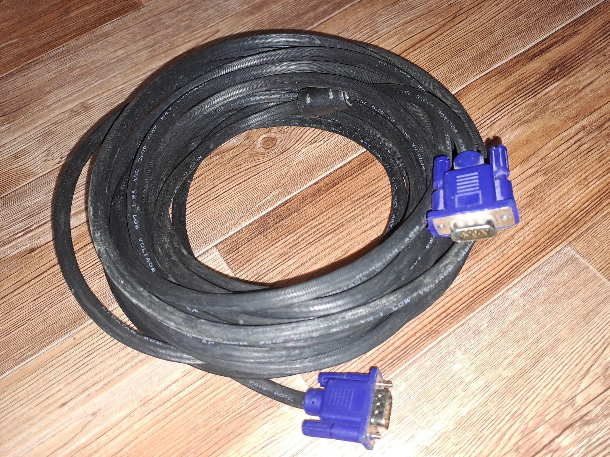 Шнур кабель VGA. 10 метров.