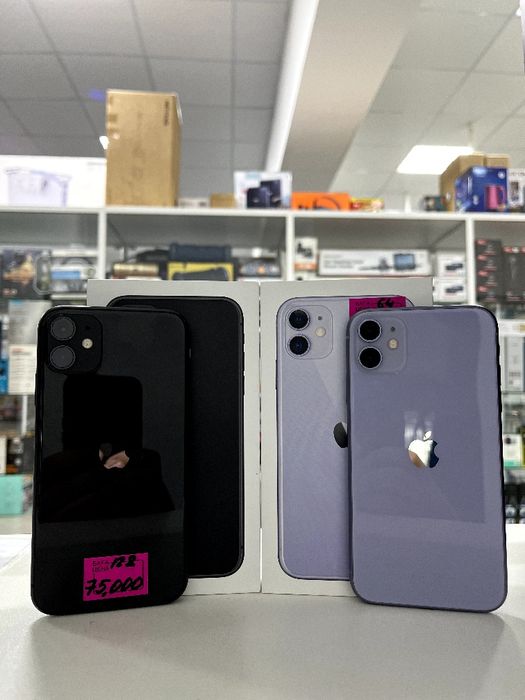 Apple iPhone 11, 64gb, 128gb, 73%.