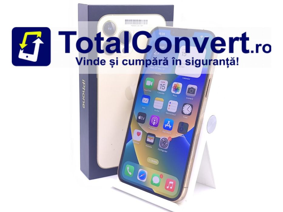 Apple iPhone 13 Pro Max 256GB Gold 6GB, Garantie 24 luni | #D86656