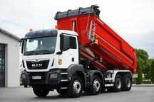 MAN TGS 35.460 / 8X4 / BASCULATOR SPATE / HIDROCLAPE / 2018 / IMPORTAT / CONTRACT POST-SERVICE