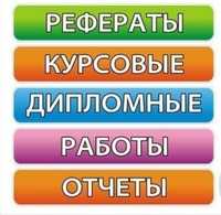 Курсовые работы,отчеты по практике,дипломные работы.По доступным ценам