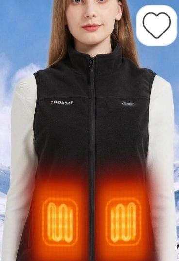 Vesta de dama incalzita pe 5 zone ,marimea L