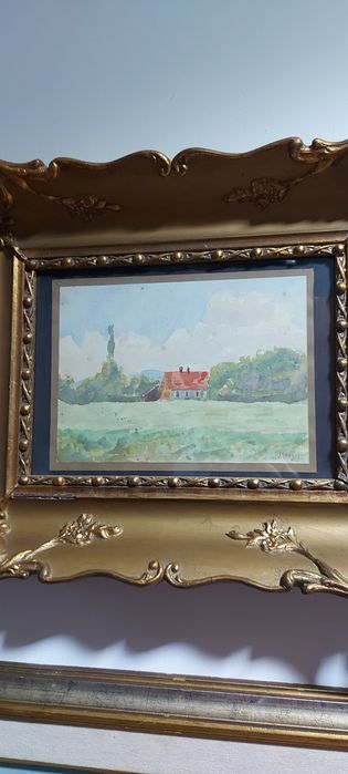 Tablou vechi, ulei, semnat, autor consacrat.