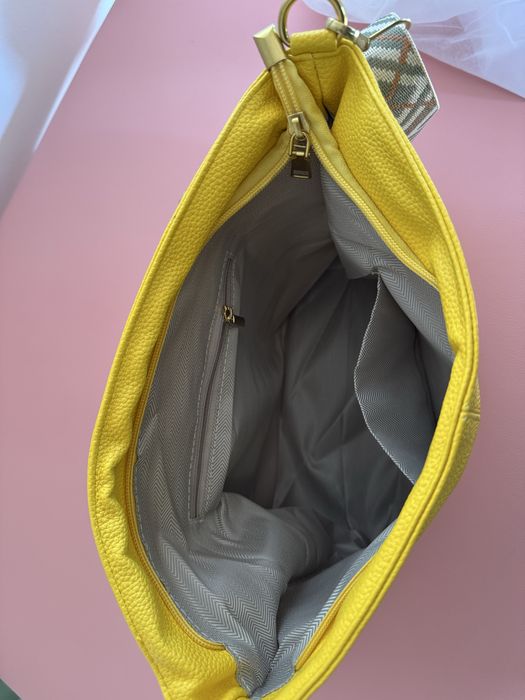 Geanta galbena casual