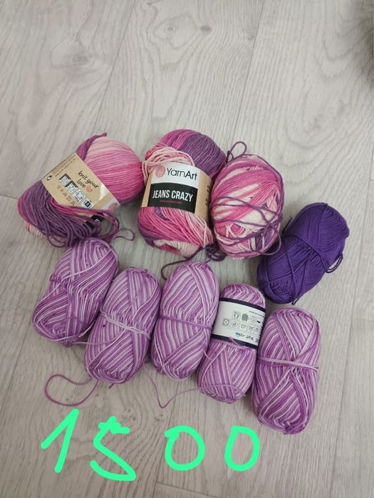 Продам пряжи разные, пишите или звоните по указаному номеру