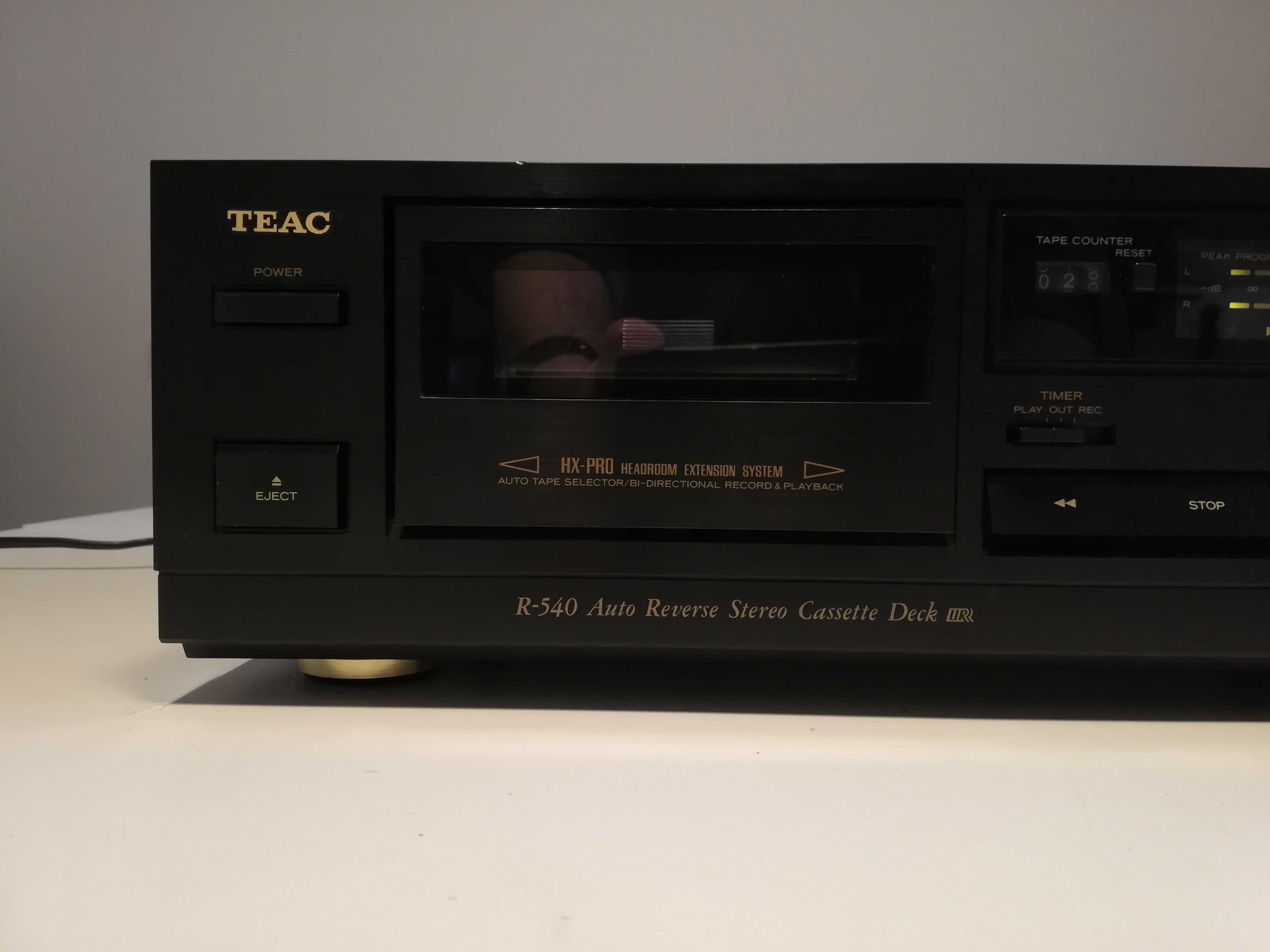 Stereo Cassette Deck HX-PRO marca TEAC R540 - Impecabil/Vintage/Japan