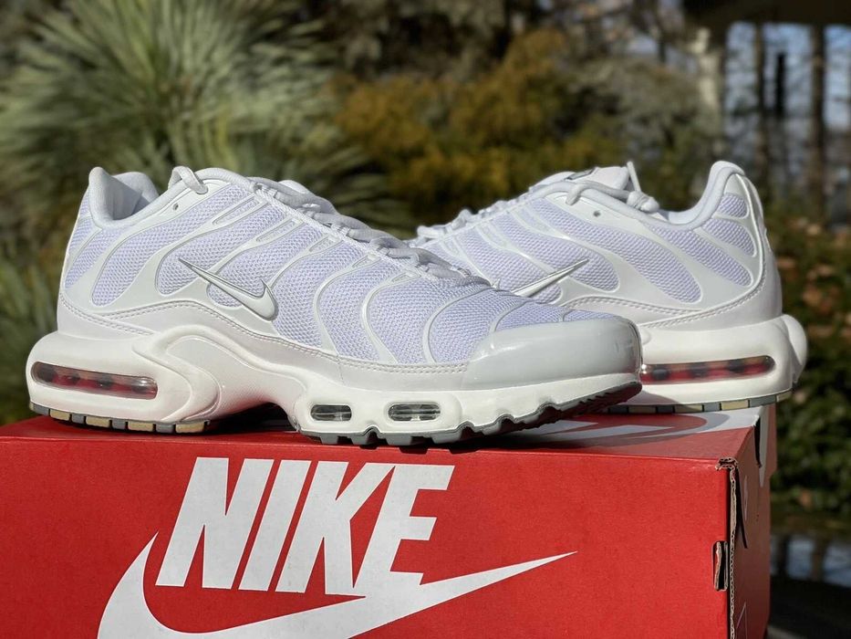 #DISCOUNT# Nike Air Max Plus Tn Triple White Editie Limitata