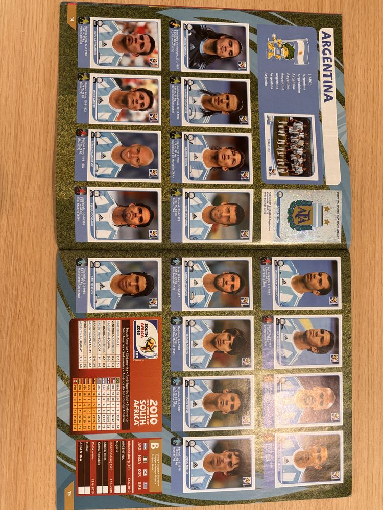 Album Panini WC 2010 Africa de Sud full