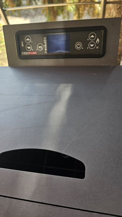 Пелетна камина с водна риза ALFAPLAM Commo 21kW - Бежова