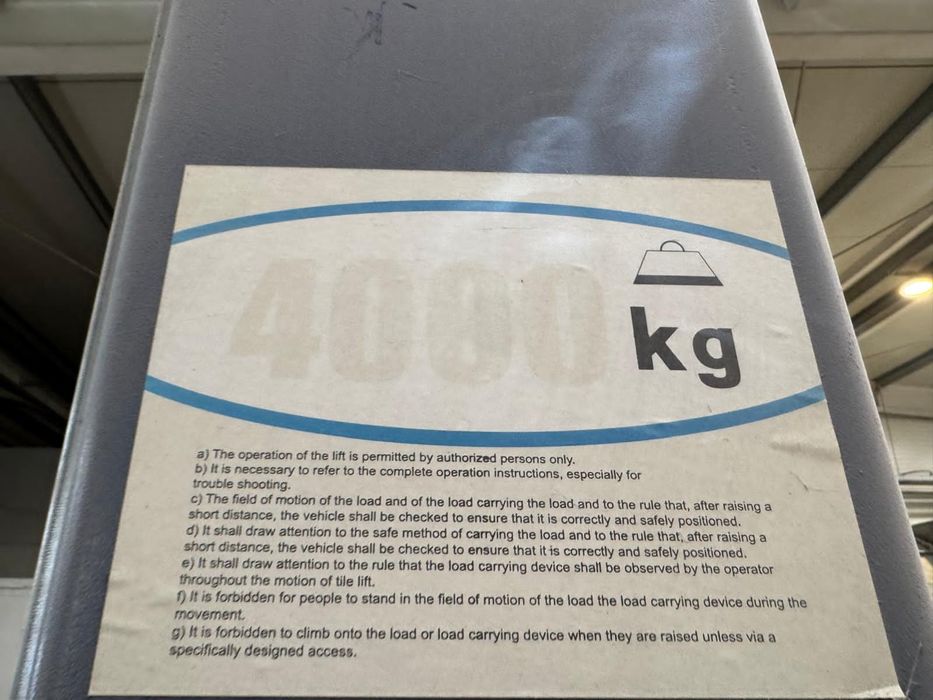 Vand elevator 4000 kg TCE