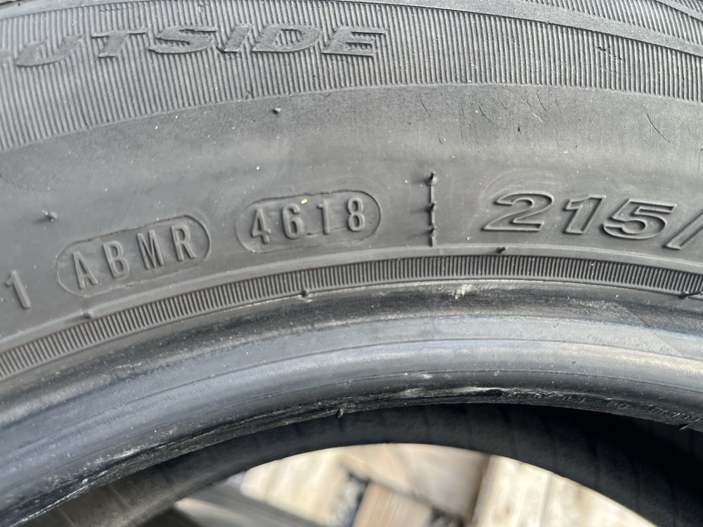 2бр 215/60/16 на 6мм 18дот