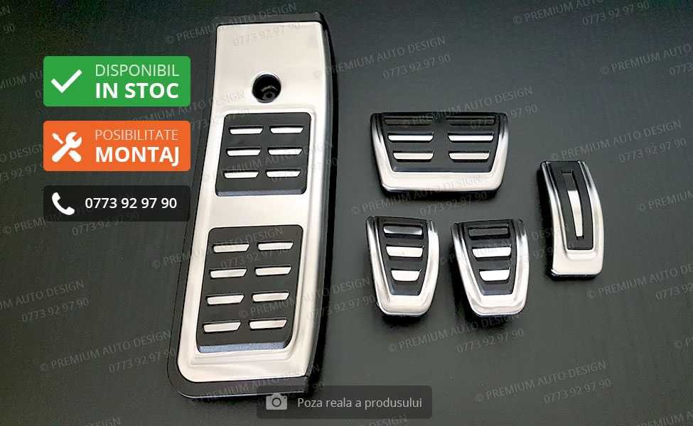 Ornamente inox pedale si footrest S-Line - Audi A4 (B9) / A5