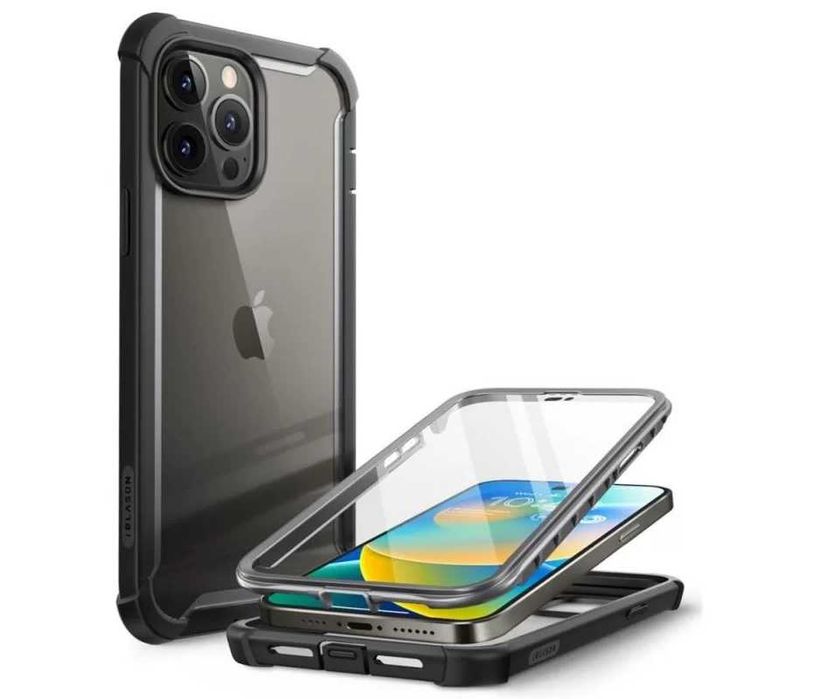 Huse premium +Folie APPLE iPhone 15 Pro Max 14 Plus 16 16e modele dife