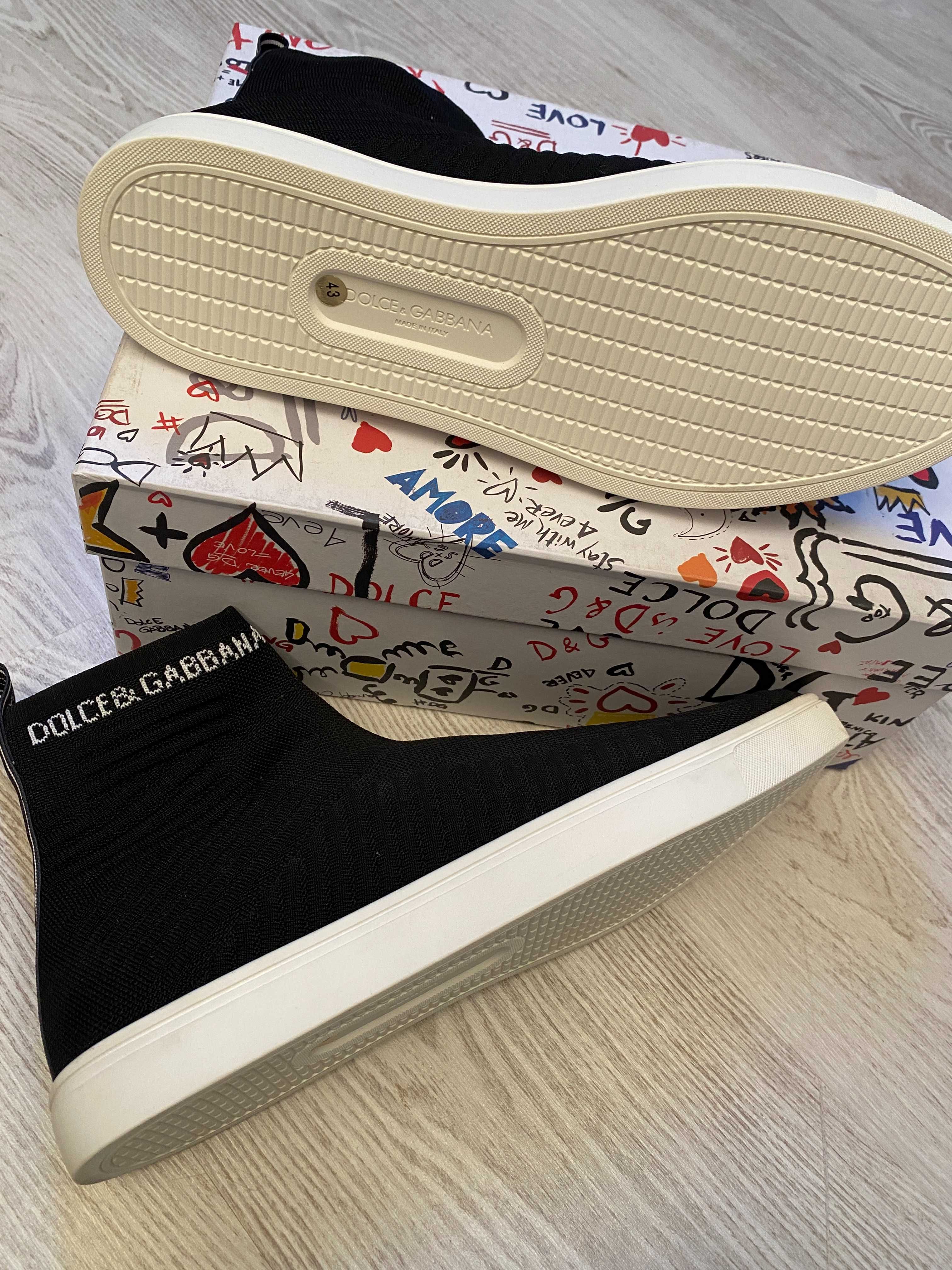 Dolce Gabbana  hi sneakers 42 si 43 model nou, originali, full box,