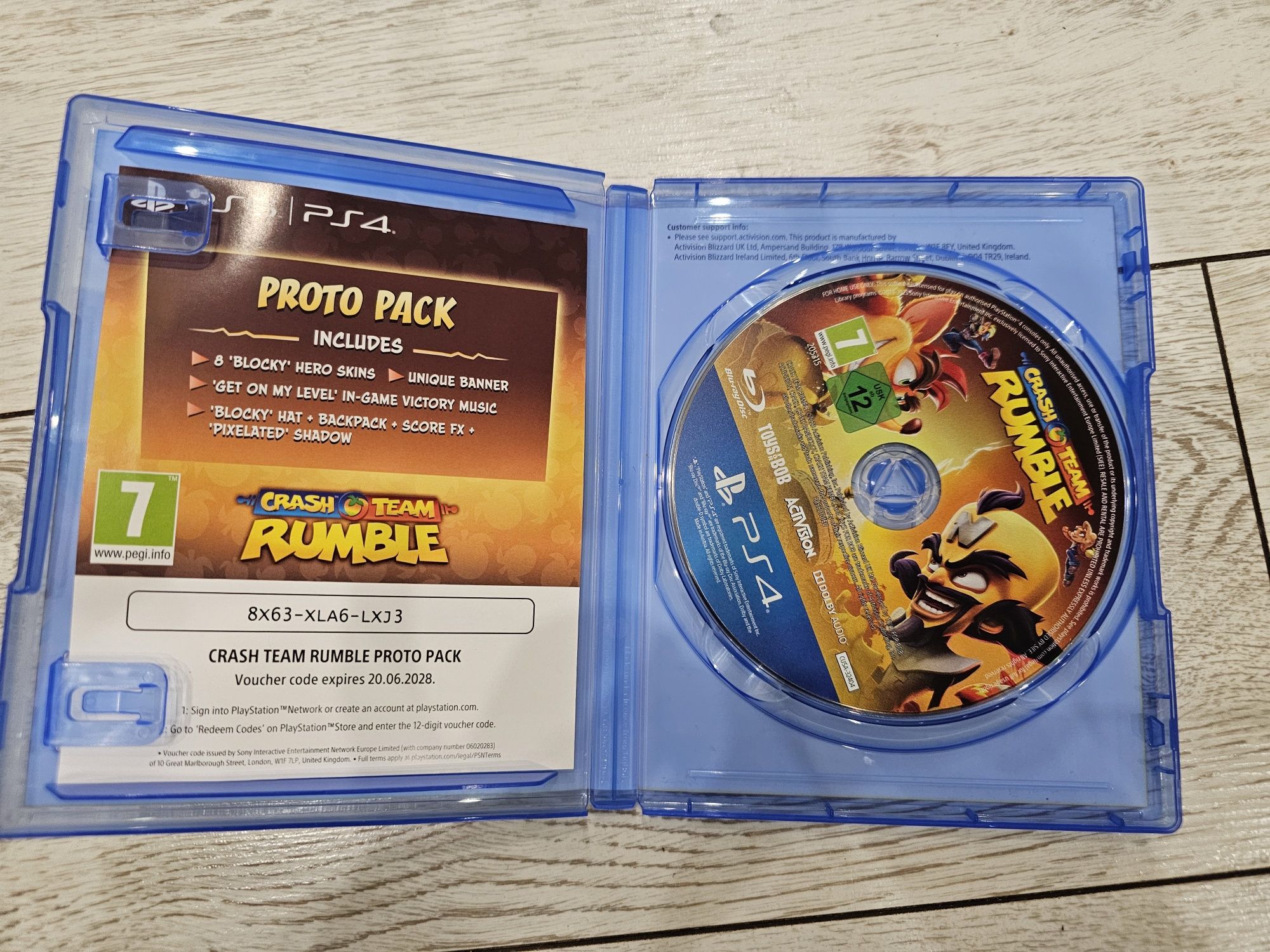 Нов диск Краш Crash team rumble PS4 и ъпдейт за PS5