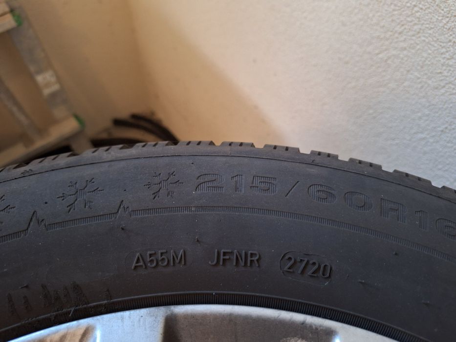 Jante aliaj Sepang VW Passat B8+ anvelope Dunlop iarna 215/60/R16