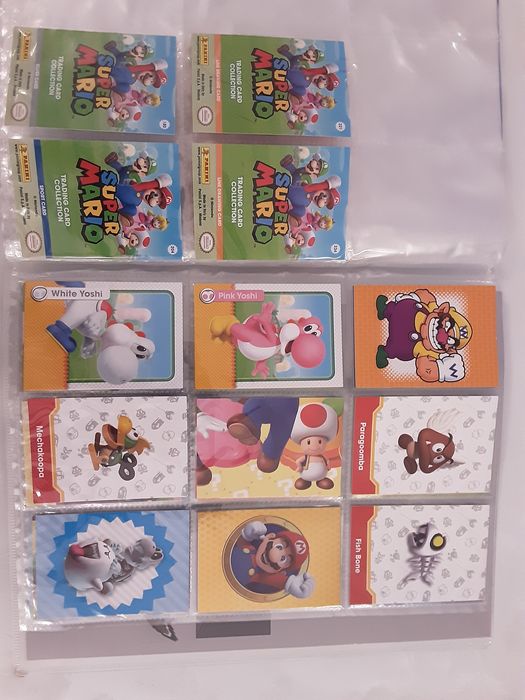 Colecție cartonașe Minecraft/ Super Mario Panini 2022 / Catalog