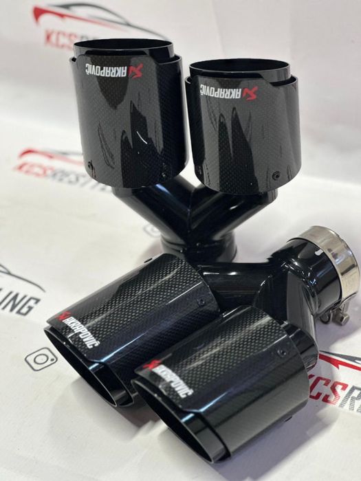 Выхлопные насадки Akrapovic 101mm двухсоставный карбон
