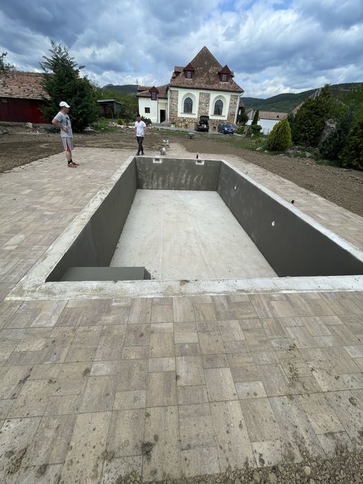 Constructii piscine cu liner din cofraje de polistiren