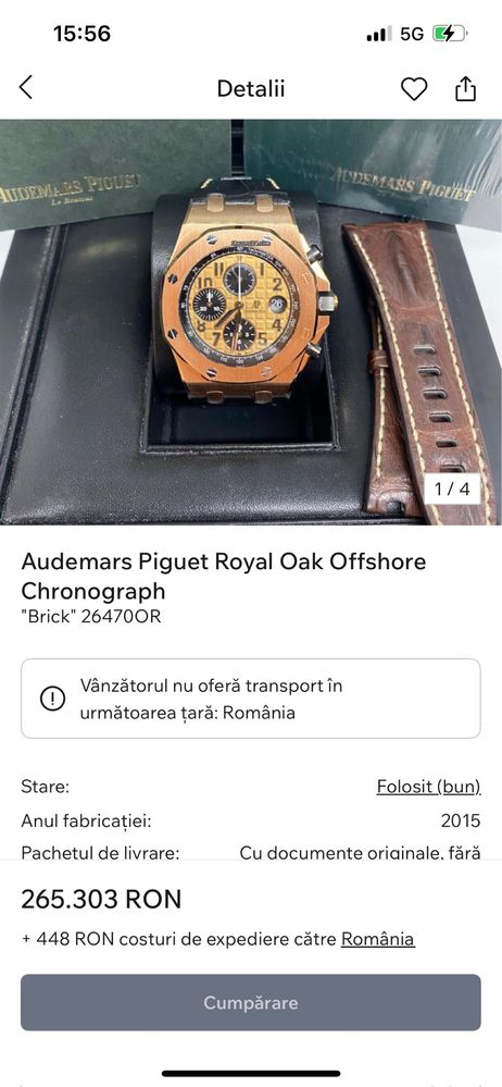 Audemars Piguet Royal Oak Offshore Chronograph acte cutie