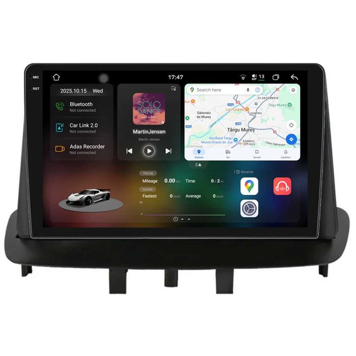 Navigatie Dedicata Renault Megane 3 (2008-2015), Fluence, BT, Carplay