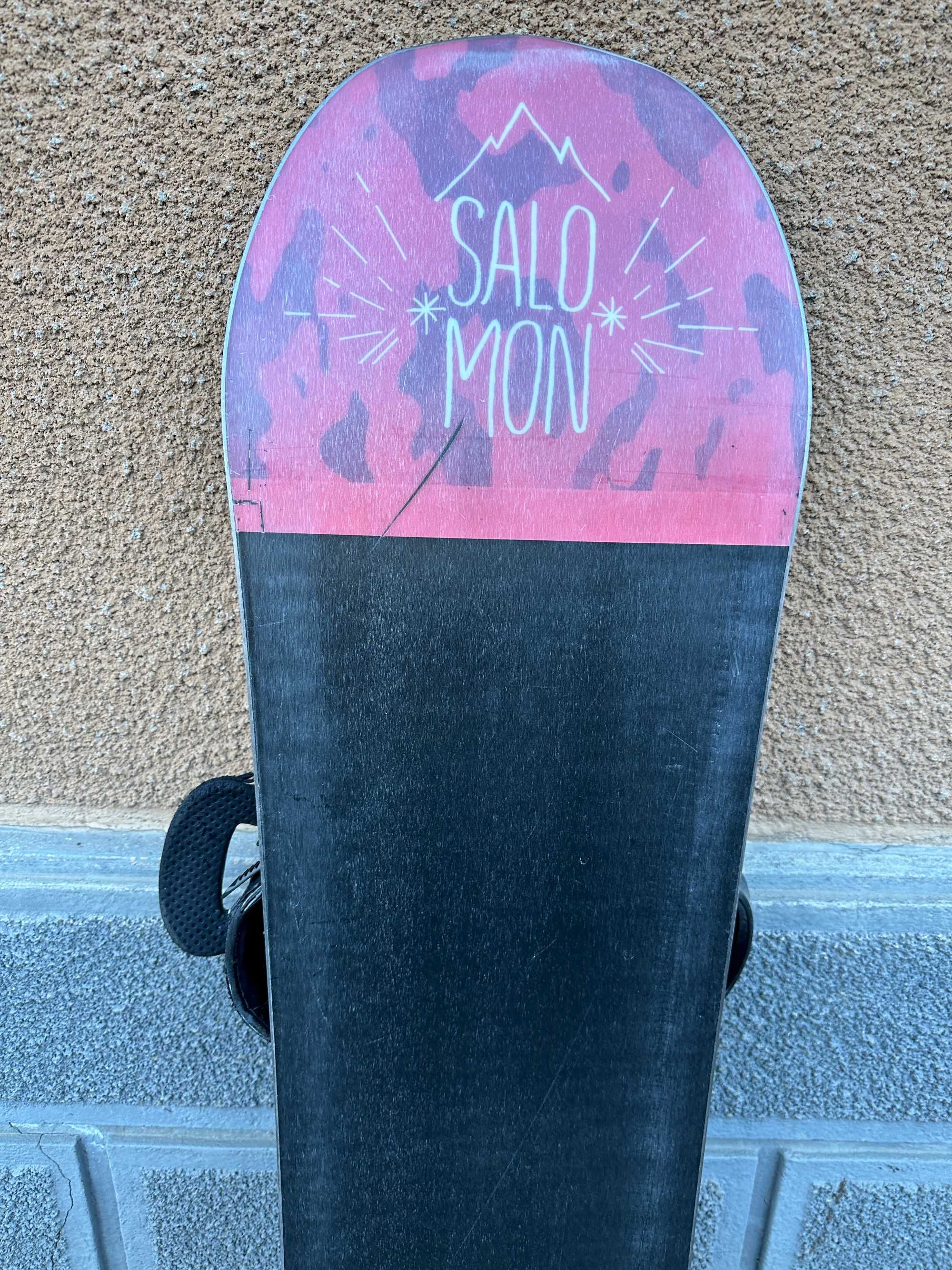 placa snowboard salomon super 8 L154cm