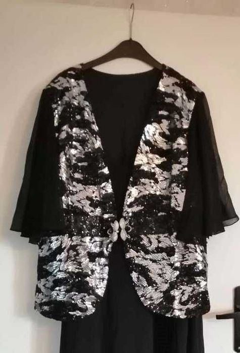 Дамска официална рокля голям размер 2 части