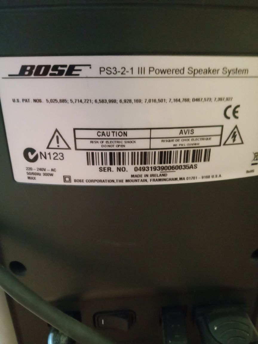 Bose ,model PS 3 2 1