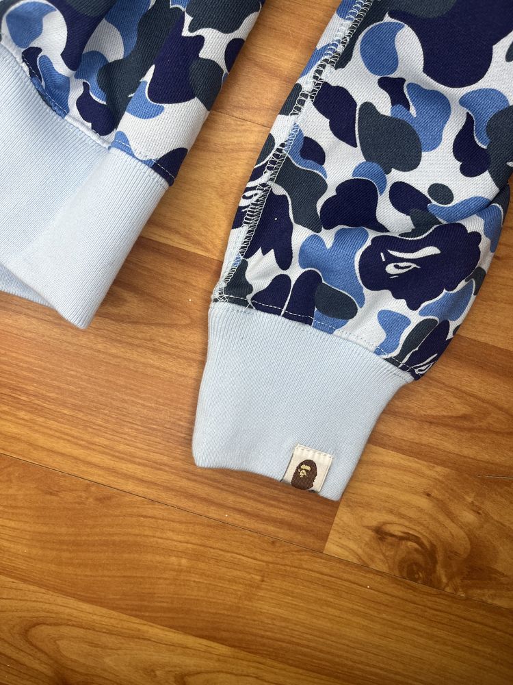 Hanorac BAPE Shark Baby Blue