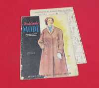 Revista moda cu tipare anul 1958