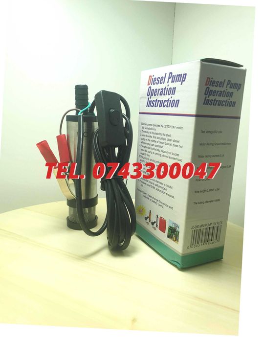 Promotie Pompa Extractor Combustibil 12v  Auto Amorsare Si Motorina