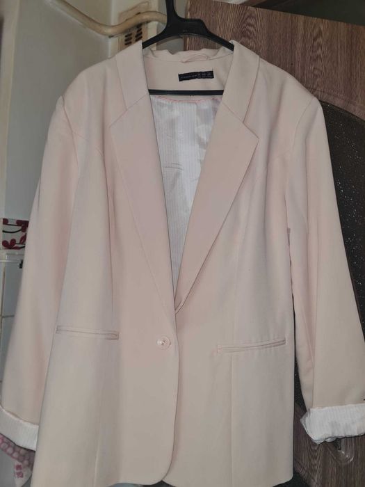 Sacou de dama roz pal