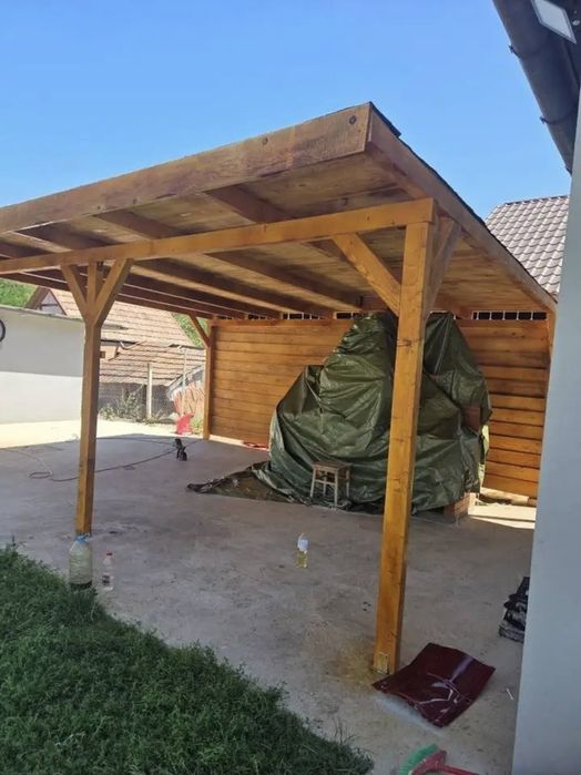 Vând foișore din lemn masiv 10x8x2.30h