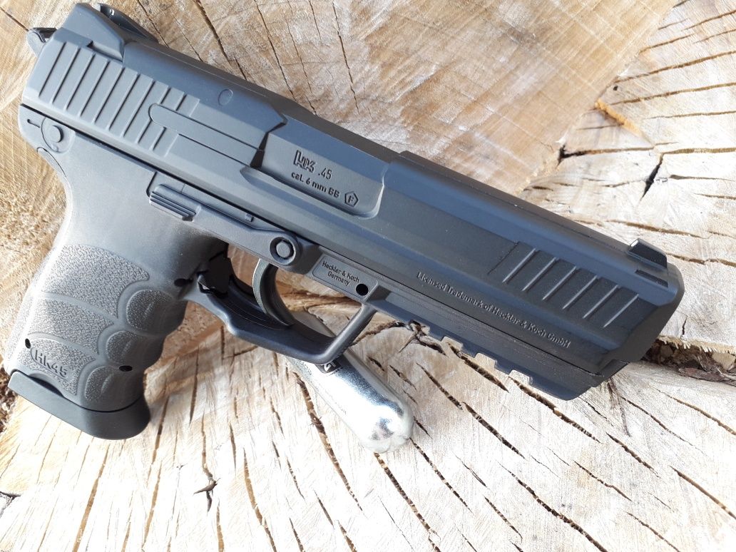 Heckler & Koch .45 UPGRADAT 4.5j full metal pe co2 pistol airsoft