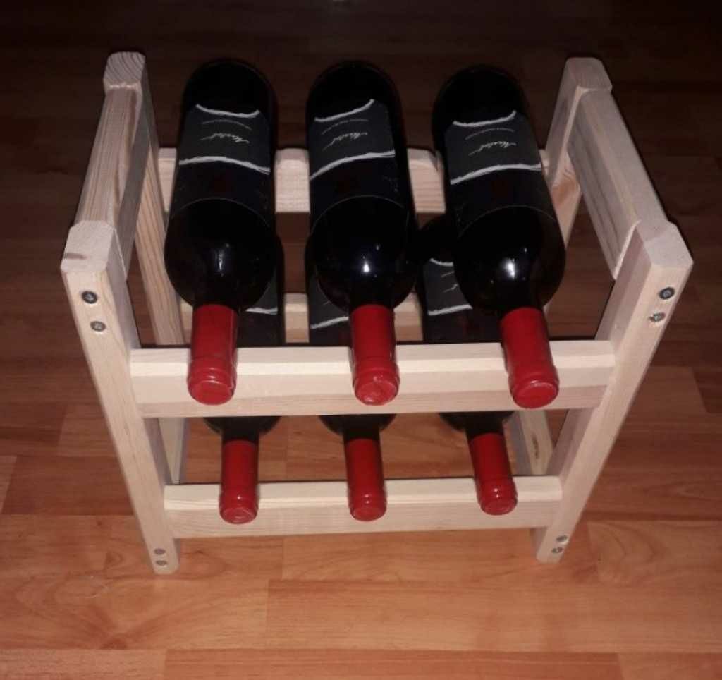 Стелаж за вино-6 бр.бутилки