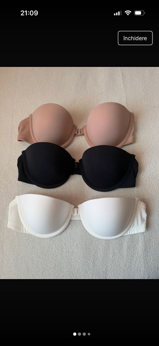 Set 3 sutiene noi Xs