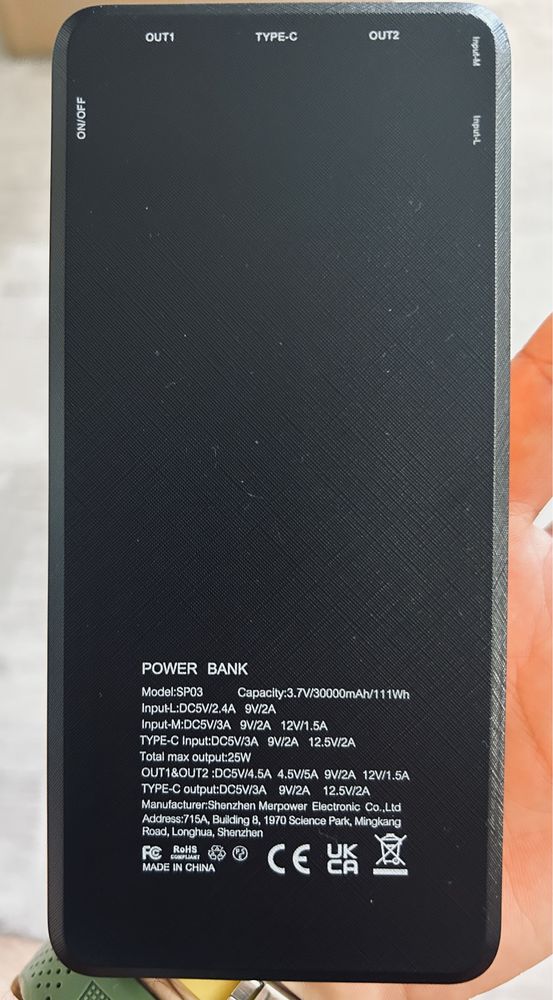 Powerbank 30000 mAh
