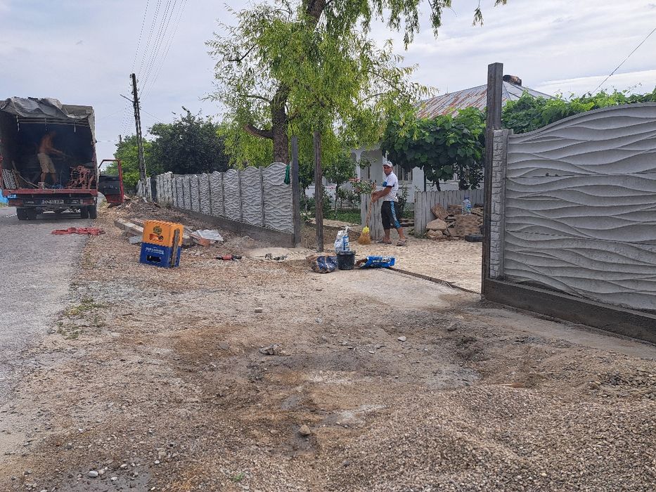 Gard placi beton