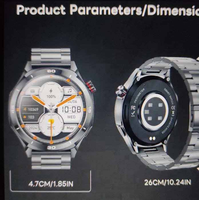 Мъжки водоустойчив смарт часовник