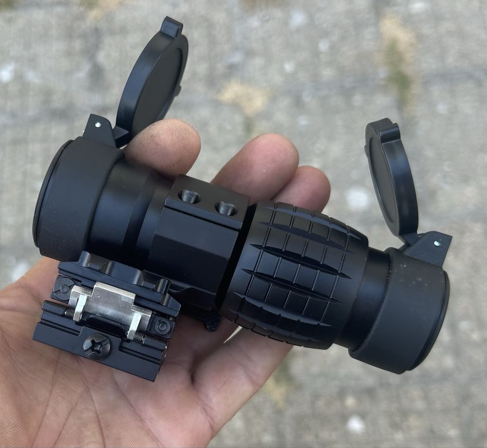 магнифайър и red dot бързомер