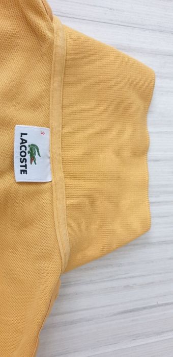 Lacoste Pique Cotton  Mens Size 3 - S - ОРИГИНАЛНА Тениска!