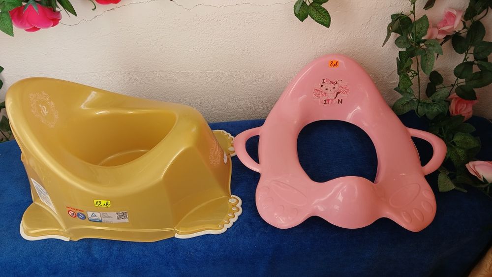 Бебешко анатомично гърне  u   бебешка приставка за тоалетна чиния.