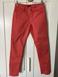 Pantaloni slim Massino Dutti stare perfecta, mărime S, culoare Coral